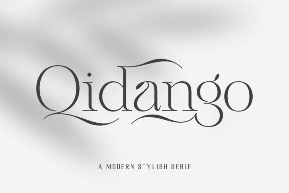 Discover Qidango: The Elegant Serif for Timeless Design
