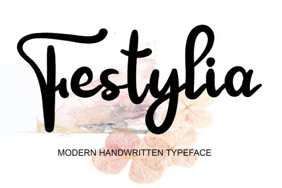 Festylia: A Handwritten Font for Elegant and Charming Designs