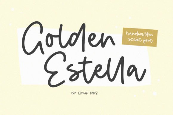 Golden Estella: A Font Crafted for Stunning Visuals