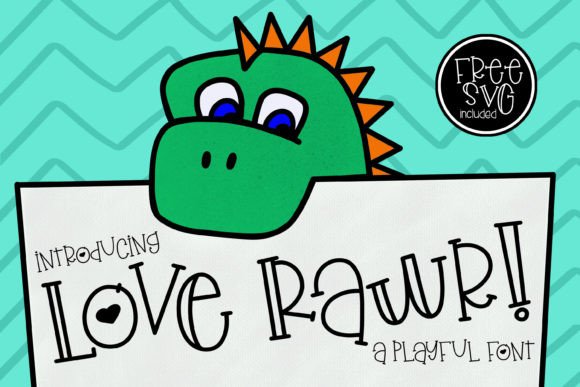 Love Rawr! A Playful Font for Creative Joy