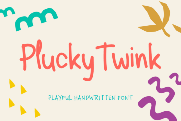 Plucky Twink: A Playful Handwritten Font for Joyful Designs