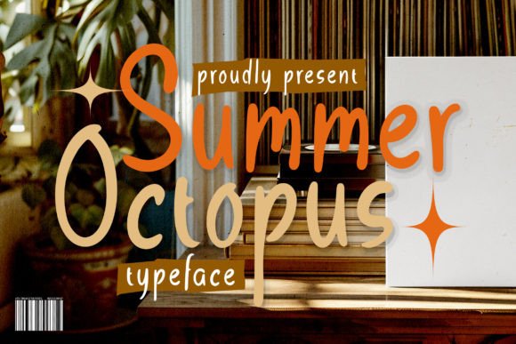 Summer Octopus: A Playful Handwritten Typeface for Creative Projects