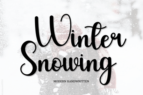 Winter Snowing: A Font for Authentic Creative Expression